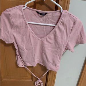 Pink Crop Top